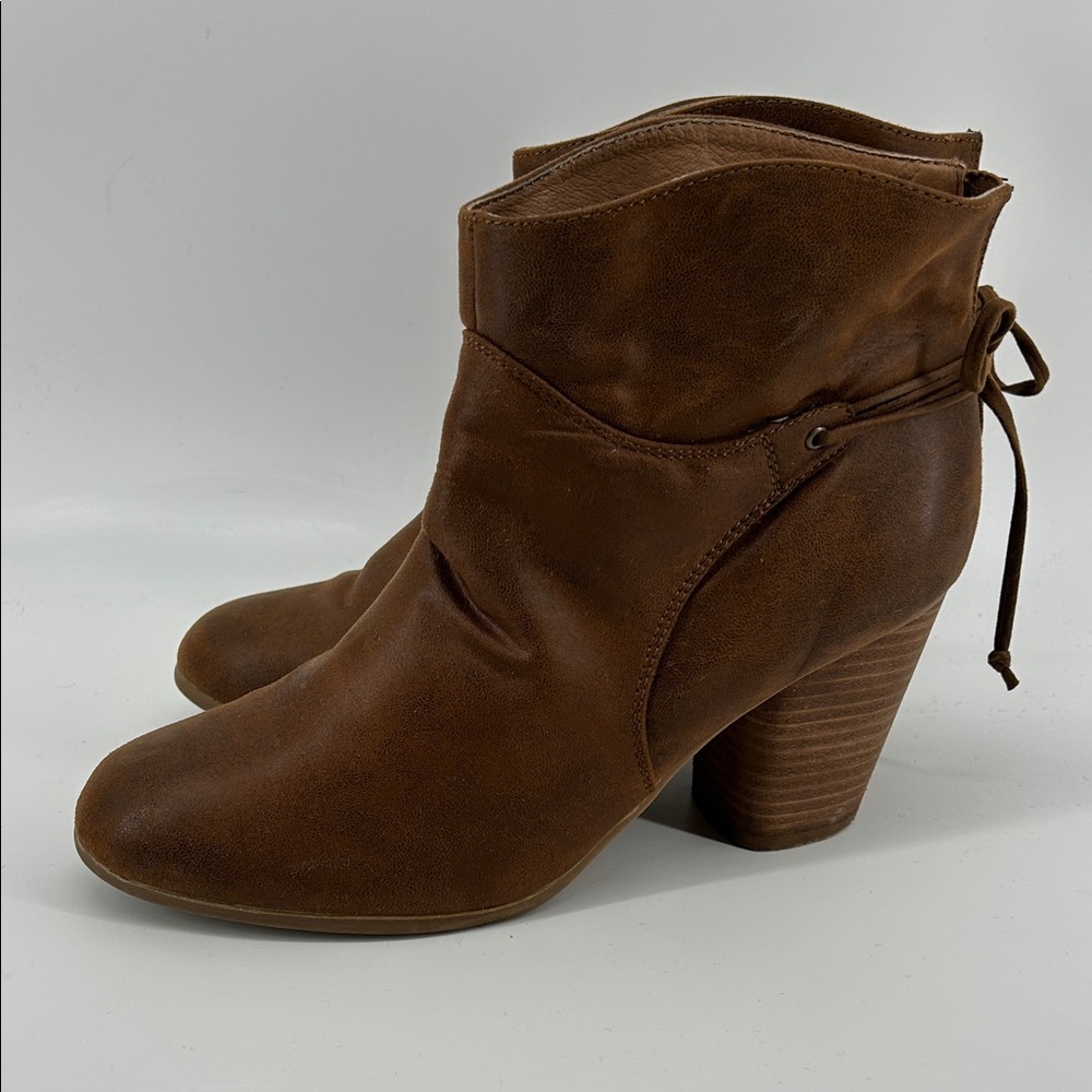 Canyon River Blues Charlotte Brown Heeled Boots Women's Size 11 Western Boho